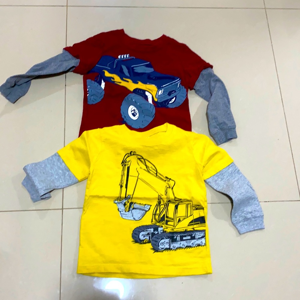 2 for $18 Carter’s long sleeve shirts
